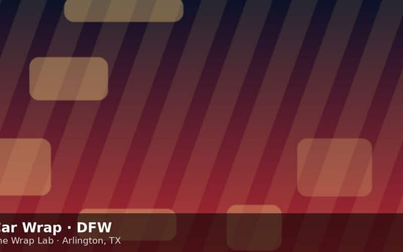 car wrap dfw guide